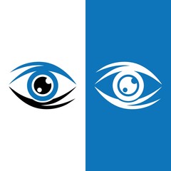 Eye Care vector logo design