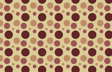 polka dot vintage seamless pattern