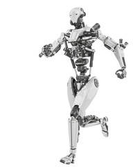 mega robot super drone in a white background