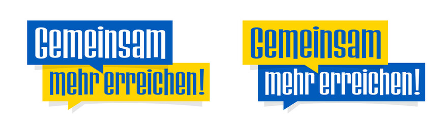 Gemeinsam mehr erreichen !