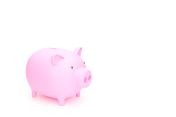 piggy bank on white background 3d rendering
