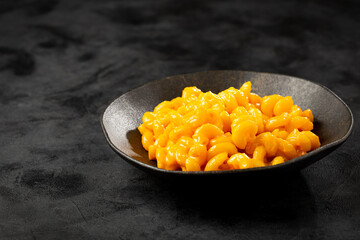 Mac and cheese, typical American food.