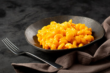 Mac and cheese, typical American food.