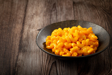 Mac and cheese, typical American food.