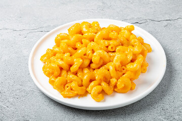 Mac and cheese, typical American food.