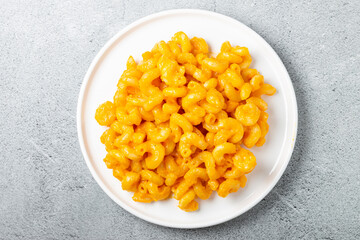 Mac and cheese, typical American food.
