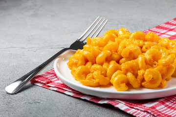 Mac and cheese, typical American food.