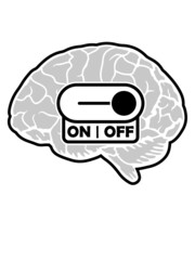 Schalter Gehirn ausschalten 