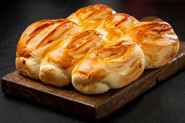 Swiss breads on the table.