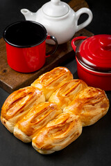 Swiss breads on the table.