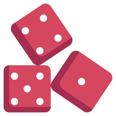 DICE flat icon