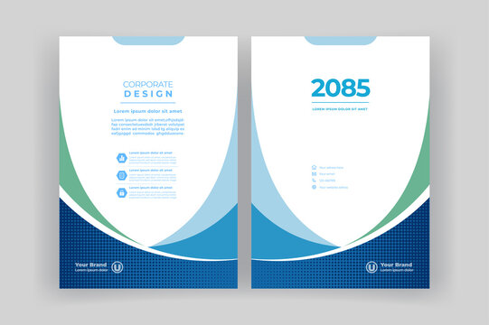 Template vector design for Book cover, Brochure, Annual Report, Magazine, Poster, Corporate Presentation, Portfolio, Flyer, layout.
