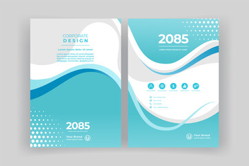 Template vector design for Book cover, Brochure, Annual Report, Magazine, Poster, Corporate Presentation, Portfolio, Flyer, layout.
