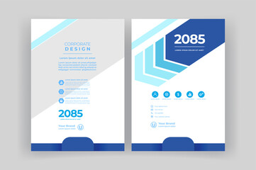 Template vector design for Book cover, Brochure, Annual Report, Magazine, Poster, Corporate Presentation, Portfolio, Flyer, layout.
