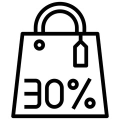 SHOPPING BAG5 line icon