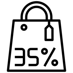 SHOPPING BAG6 line icon