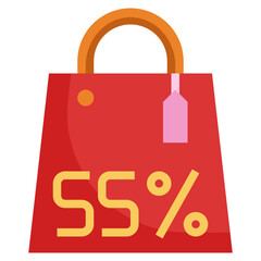 SHOPPING BAG10 flat icon