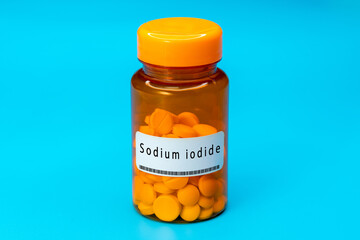tablets containing iodine Sodium iodide and  Potassium iodide for use in case of radioactive contamination