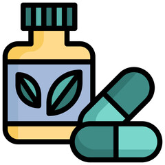 HERBS filled outline icon
