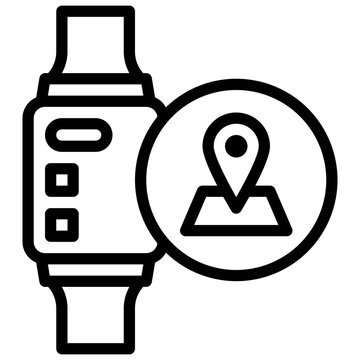 map outline icon