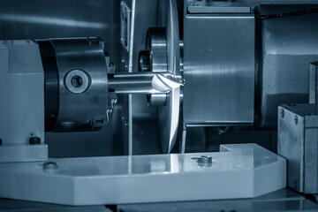 The center drill  tool making machine.