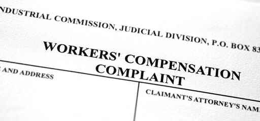 Worker's Workers Compensation Form Complaint