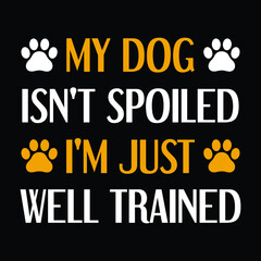 Pets Vector Typography T-shirt Design