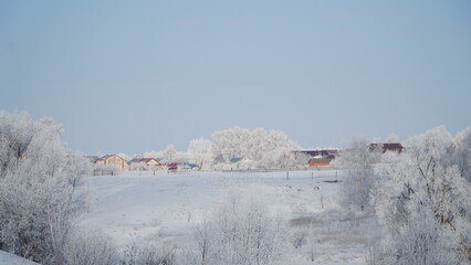 landscape with a house