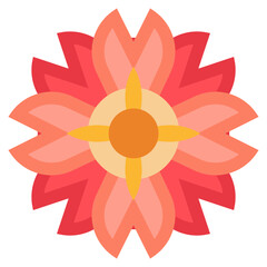 FLOWER12 flat icon