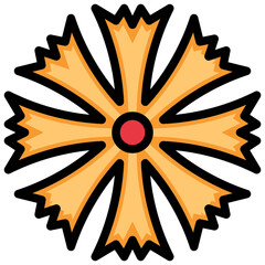 FLOWER20 filled outline icon