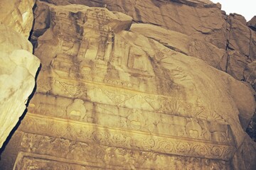 Fototapeta na wymiar Masroor Rock Cut Temple Kangra Himachal Pradesh