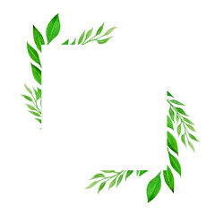 Watercolor frame with sunflower hand painted illustration, perfect for wedding invitation, greeting card, fabric, textile, wallpaper, ceramics, branding, web design, stationery, cosmetic, social media