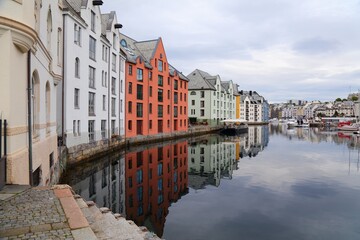 Alesund city, Norway
