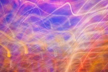 blur line of colorful light hot tone abstract background