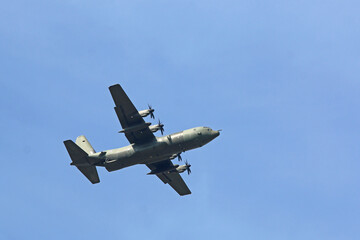 Vintage military Hercules aircraft	