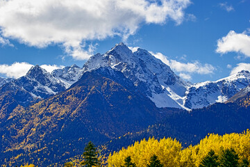 Autumn in the Arkhyz mountains
