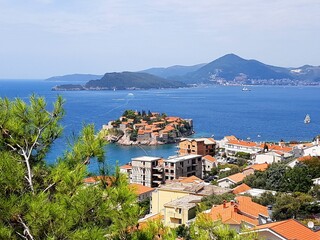 Obraz premium Sveti Stefan, Monténégro 