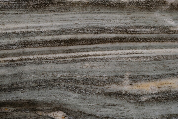 The texture of natural stone with gray, and white layers.