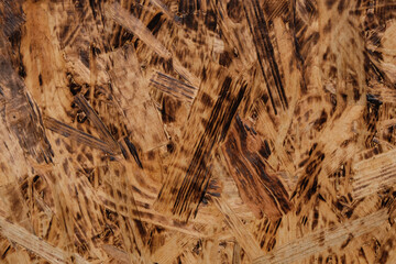 Wooden material. Smoked chipboard (fiberboard) texture. 