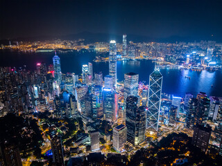 Hong Kong city night