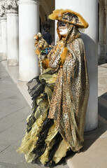 venezianische Maske beim Karneval in Venedig