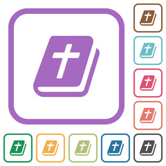 Holy bible simple icons