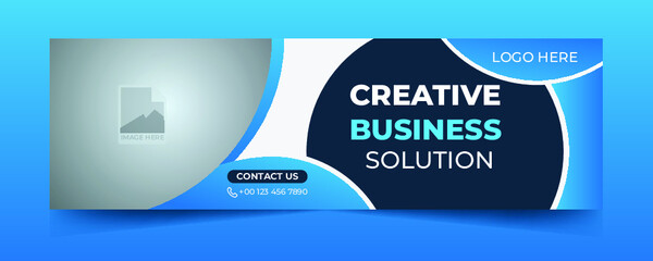 corporate business banner & social media cover