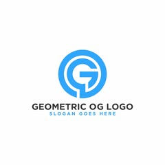 ABSTRACT LETTER G MODERN DESIGN COMPANY LOGO