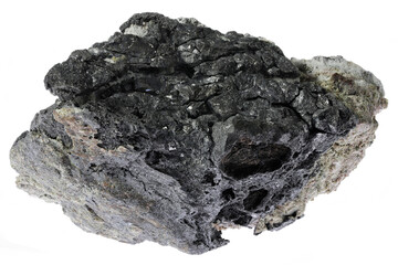 nickelskutterudite from Schlema, Germany isolated on white background