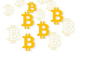 Obraz premium illustration of a bitcoin sign 