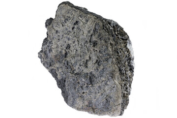 native bismuth from Schlema, Germany isolated on white background