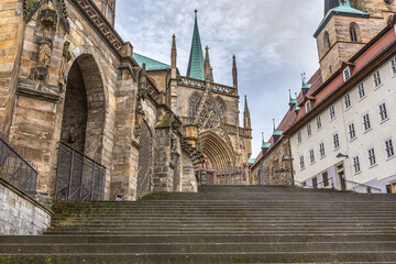St. Marien cathedral in Erfurt, thuringia, germany