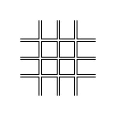 Grid icon in line style