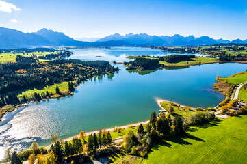 Lake Forggensee near Fuessen